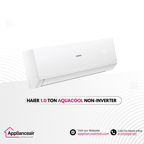Haier 1.0 ton AquaCool Non-Inverter AC