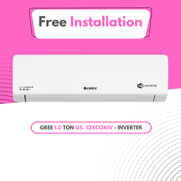 Gree [ 1.0 TON-Inverter]  GS-12XCOA1V Split Type Air Conditioner