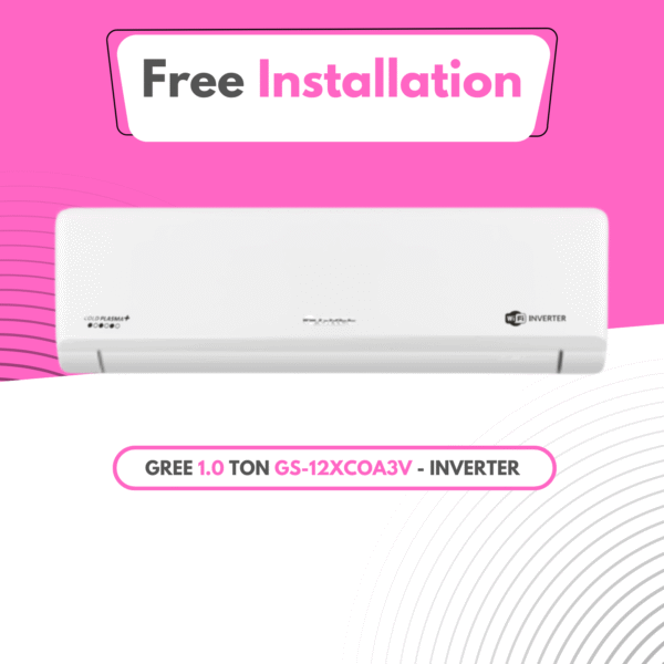 Gree [ 1.0 TON-Inverter]  GS-12XCOA3V Split Type Air Conditioner