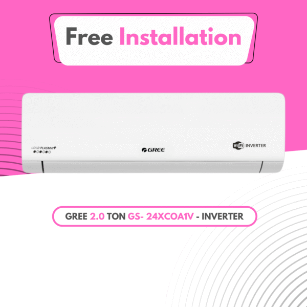 Gree [ 2.0 TON-Inverter]  GS-24XCOA1V Split Type Air Conditioner